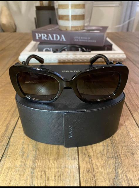 prada baroque square sunglasses on sale|More.